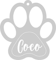 Paw Print Bauble