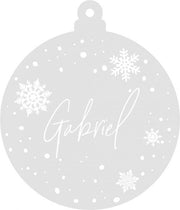 Snow Fall Bauble