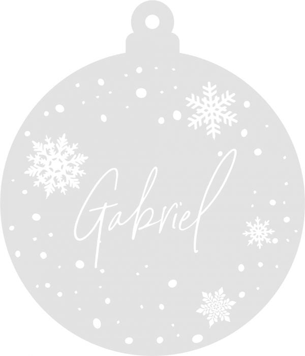 Snow Fall Bauble