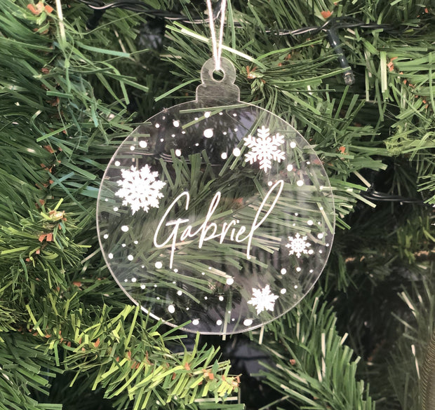 Snow Fall Bauble