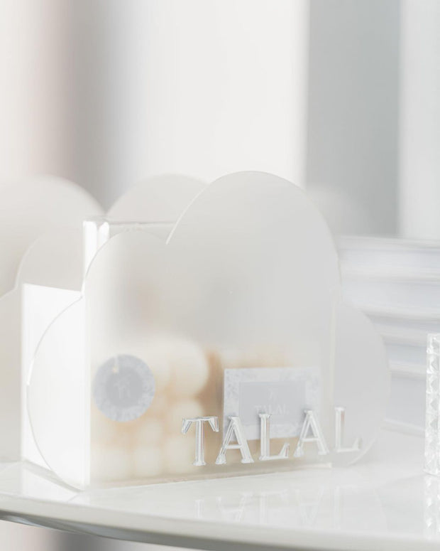 10x Cloud Shape Boxes with Acrylic Name