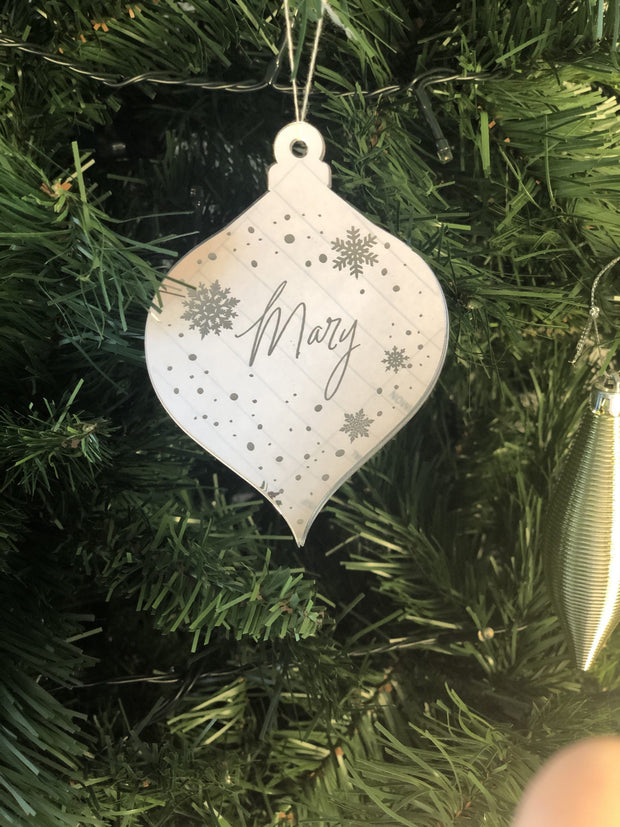 Pointy Snowfall Bauble