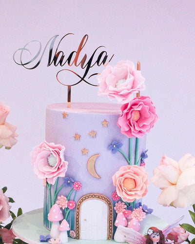 Single Name Cake Topper