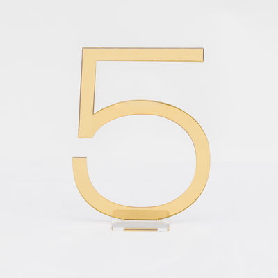 Cut Out Table Numbers