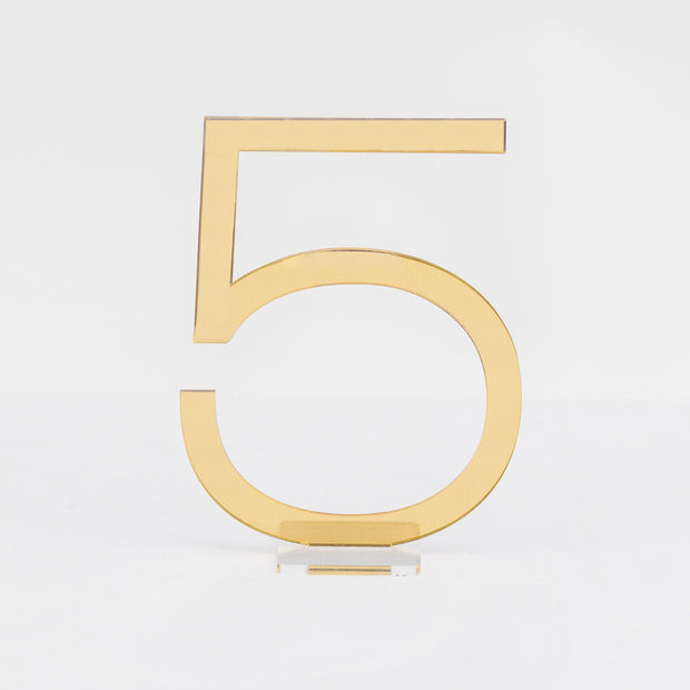 Cut Out Table Numbers