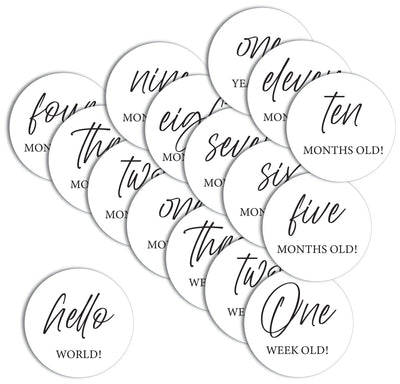 Unisex Baby Milestone Set