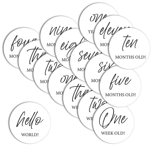 Unisex Baby Milestone Set