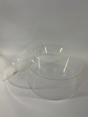 Round Christening Acrylic Box with name decal